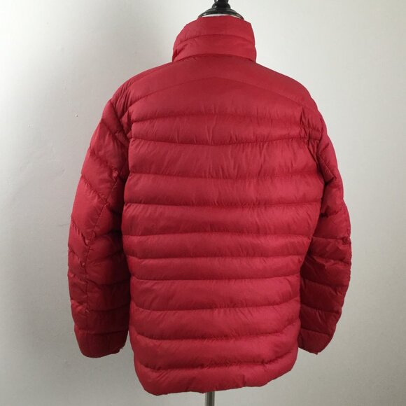 Lands' End Red Puffer Jacket xl (18) - Picture 5 of 10